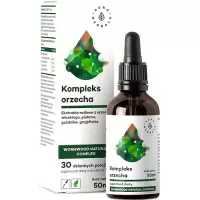 Aura Herbals Kompleks orzecha z piołunem 50ml krople - suplement diety Trawienie Pasożyty Candida Robaki