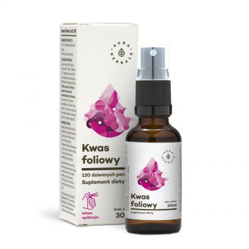 Aura Herbals Kwas foliowy witamina B9 30ml Aerozol - suplement diety