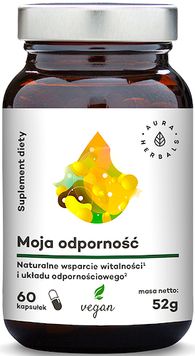 Aura Herbals Moja Odporność - Naturalny Kompleks 60kaps vege - suplement diety