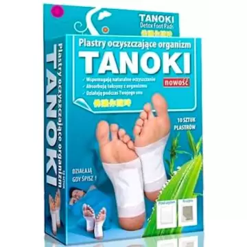 Aura Herbals Plastry Oczyszczające TANOKI 10szt. oryginalne Akupresura Stopy