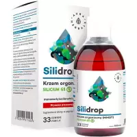 Aura Herbals Silidrop Krzem organiczny MMST Silicum G5 w płynie 500ml - suplement diety