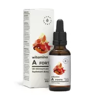 Aura Herbals Witamina A 30ml vege krople - suplement diety Wzrok Skóra