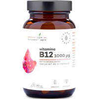Aura Herbals Witamina B12 1000mg 90kaps vege - suplement diety Metylokobalamina