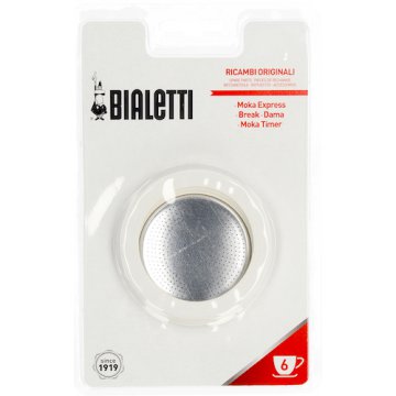 Bialetti 3 uszczelki + sitko 6tz aluminium