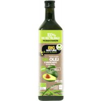 BIG Nature BIO Olej z Awokado Extra virgin Nierafinowany vege 250ml szkło Avocado