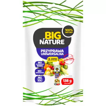 BIG Nature Przyprawa Uniwersalna bez Soli i Konserwantów Jarzynka 138g