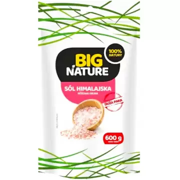 BIG Nature Sól himalajska różowa gruba 600g