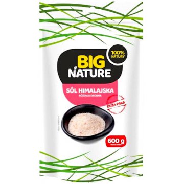 BIG Nature Sól himalajska różowa drobna 600g