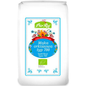 Bio Planet mąka orkiszowa typ 700 BIO 500g Bio Raj SuperFoods vege