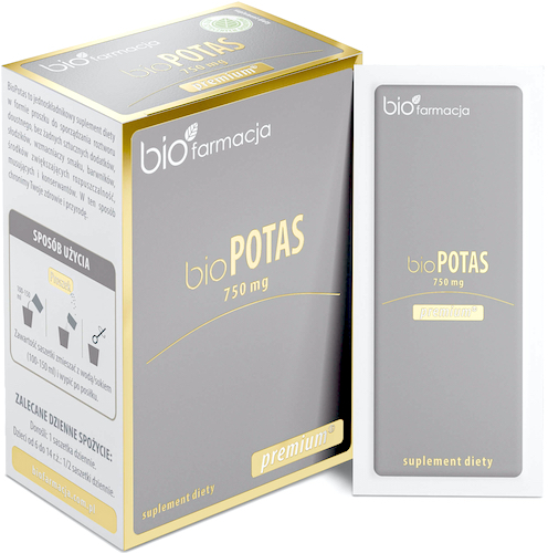 BioFarmacja bioPOTAS Premium 750mg 30saszetek vege - suplement diety