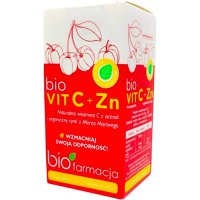 BioFarmacja bioVIT Witamina C + Cynk 14saszetek vege - suplement diety