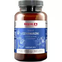 BIOOIL Olej z czarnuszki egipskiej tłoczony na zimno w kapsułkach 180kaps - suplement diety