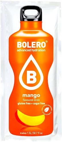 Bolero Drink instant Mango bez cukru i glutenu saszetka 9g Napój o smaku mango
