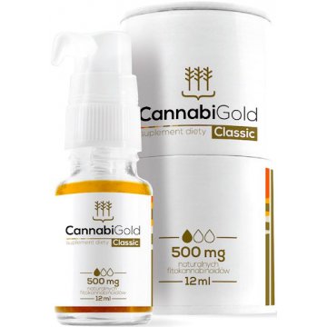 CannabiGold Classic Olejek CBD 500mg 12ml - suplement diety