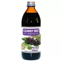 EkaMedica Czarny Bez Sok z Czarnego Bzu 100% 500ml - suplement diety