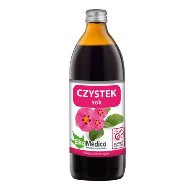 EkaMedica Czystek sok z Ziela Czystka 500ml - suplement diety