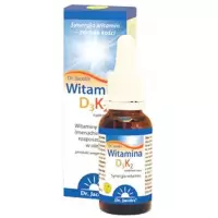 Dr. Jacobs Witamina D3 K2 20ml produkt wegetariański - suplement diety
