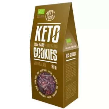 Diet Food BIO Ciasteczka KETO z kakao 80g