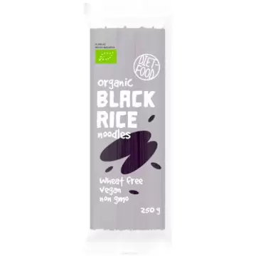Diet Food BIO Makaron z czarnego ryżu vege 250g WYPRZEDAŻ KRÓTKA DATA !
