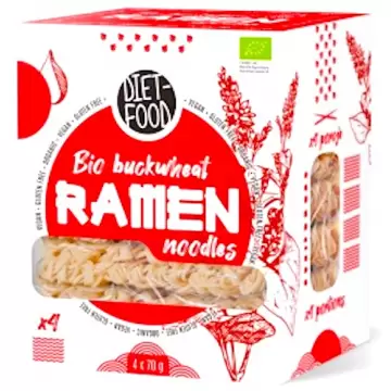 Diet Food BIO organiczny Makaron gryczany Ramen bezglutenowy 280g vege