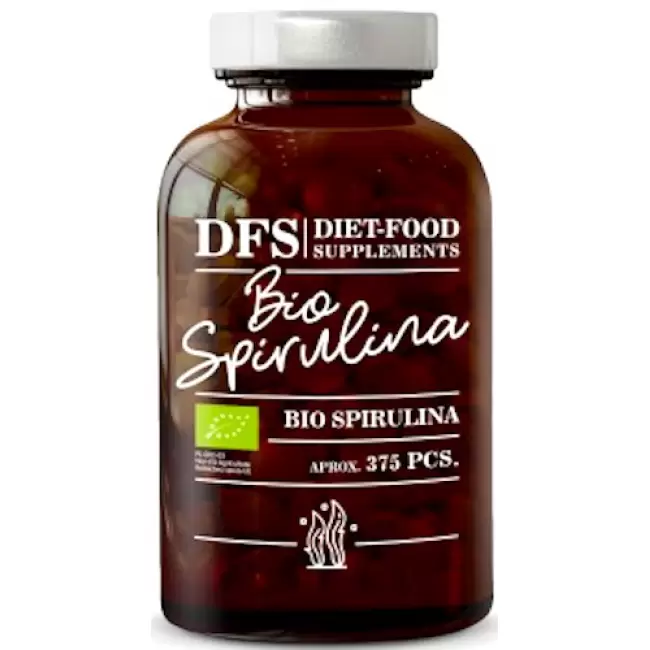 Diet Food BIO Spirulina 375tab 400mg - suplement diety ekologiczna vege