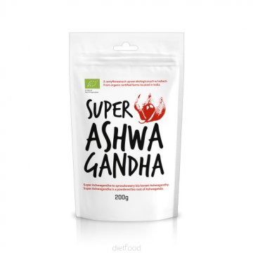 Diet Food BIO Super Ashwagandha 200g (Żeń-Szeń Indyjski) ekologiczny vege