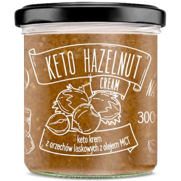 Diet Food Krem KETO z orzechów laskowych i olejem kokosowym MCT 300g vege