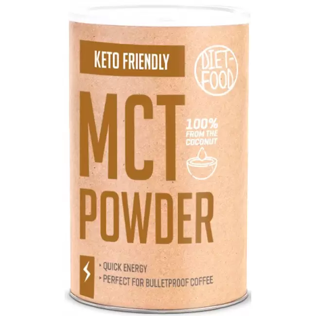 Diet Food MCT olej kokosowy w proszku 300g vege, Keto, Energia