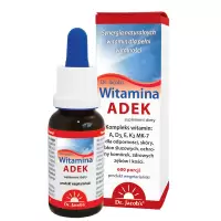 Dr. Jacobs A D E K Kompleks witamin A, D3, E, K2 MK-7 20 ml - suplement diety