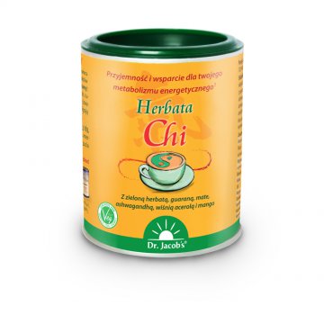 Dr. Jacobs Herbata Chi 180g Zielona herbata Ksylitol Kofeina