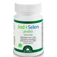 Dr. Jacobs Jod + Selen Probio + B12  90kaps Algi+Probiotyk - suplement diety