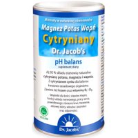 Dr. Jacobs pH Balans Proszek zasadowy 300g - suplement diety Magnez Potas Wapń Cytryniany