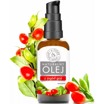 e-Fiore Jagody Goji Naturalny Olej z Nasion Macerat na bazie oleju słonecznikowego 50ml lifting