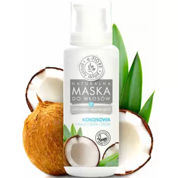 e-Fiore Maska Kokosowa do włosów zniszczonych Masło Shea i olejki roślinne 200ml odżywczo - regenerująca