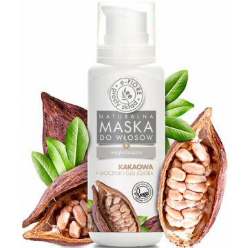 e-Fiore Maska Zmiękczająca do Włosów: Masło Kakaowe+Mocznik+Jojoba do włosów 200ml Wygładzająca