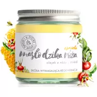 e-Fiore Masło Dzika Róża z pasieki do ciała 100% 120ml z masłem Shea, miodem i olejkami