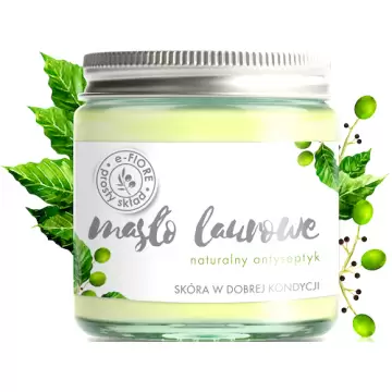 e-Fiore Masło do ciała Laurowe Naturalne Antyseptyczne 120ml zmiany skórne, grzybica