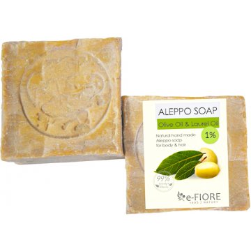 e-Fiore Mydło Aleppo oliwkowo-laurowe 1% 200g łuszczenie skóry, cera bardzo wrażliwa, atopowa