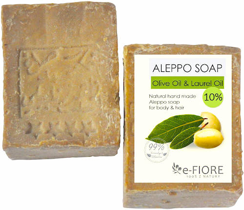 e-Fiore Mydło Aleppo oliwkowo-laurowe 10% 200g skóra sucha i normalna