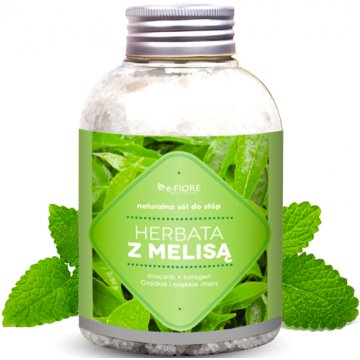 e-Fiore Naturalna Sól do stóp - mocznik, kolagen, herbata z melisą 500g
