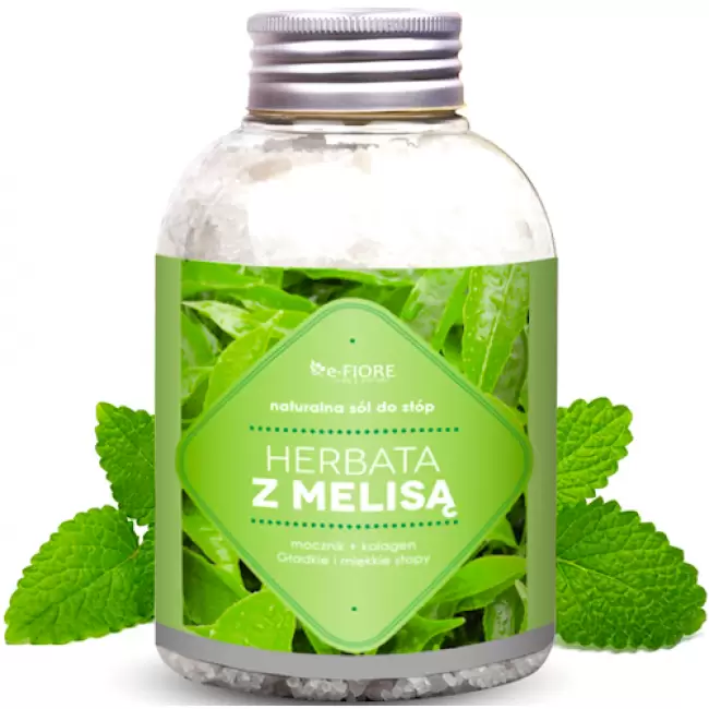 e-Fiore Naturalna Sól do stóp - mocznik, kolagen, herbata z melisą 500g