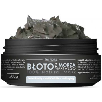 e-Fiore Naturalne gęste błoto z Morza Martwego 500g odchudzanie i cellulit