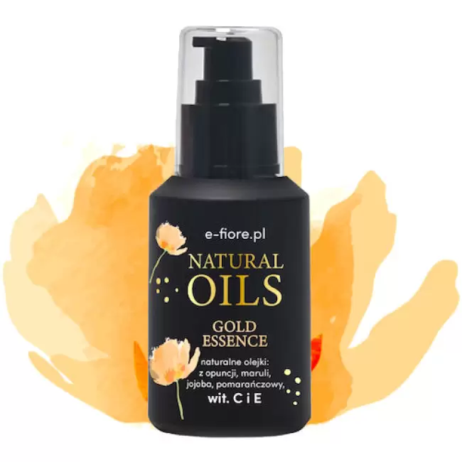 e-Fiore Naturalne Serum Olejkowe Ujędrniające GOLD ESSENCE z Witaminami C i E 50ml Cera Sucha i Dojrzała