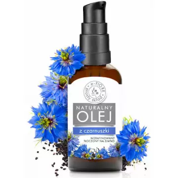 e-Fiore Naturalny Olejek z Czarnego kminku z czarnuszki 50ml niedoskonałości skóry