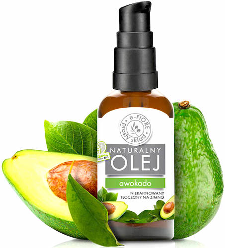 e-Fiore Olej z Awokado Bio nierafinowany 50ml avocado odżywia, wygładza - zniszczona skóra