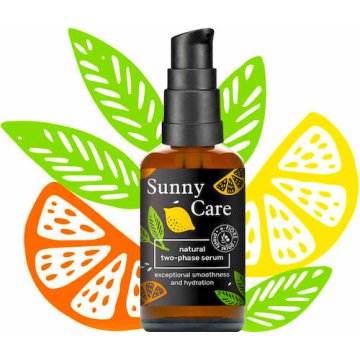 e-Fiore Sunny Care naturalne Serum dwufazowe ze złotem 30ml koncentrat składników aktywnych