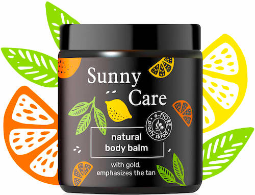 e-Fiore Sunny Care naturalny Balsam po opalaniu 180ml Regeneracja i Rozświetlenie skóry