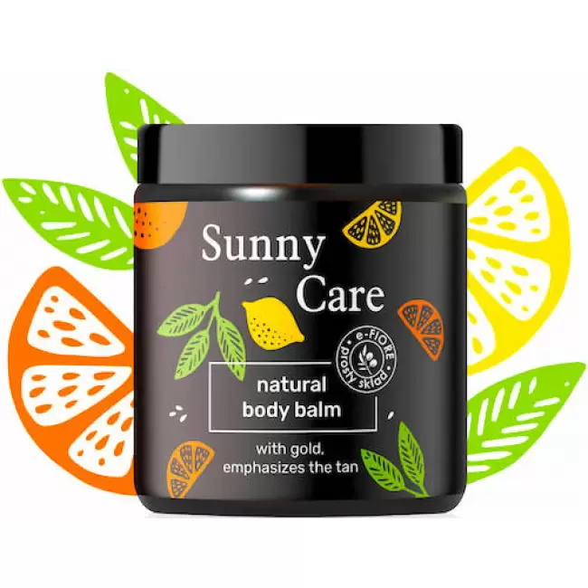 e-Fiore Sunny Care naturalny Balsam po opalaniu 180ml Regeneracja i Rozświetlenie skóry