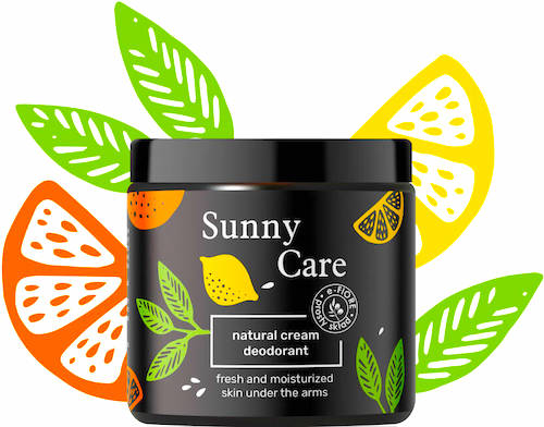 e-Fiore Sunny Care naturalny Dezodorant w kremie 60ml nawilża i chroni przed potem