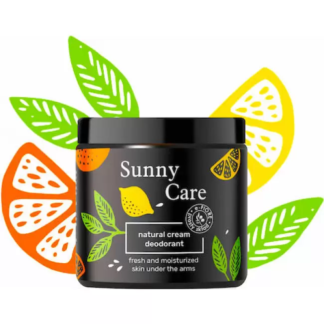 e-Fiore Sunny Care naturalny Dezodorant w kremie 60ml nawilża i chroni przed potem